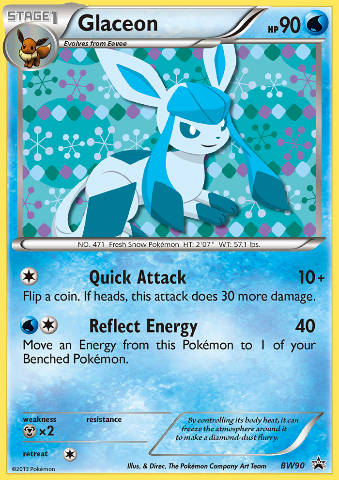 Glaceon (BW90) [Black & White: Black Star Promos] | RetroPlay Games