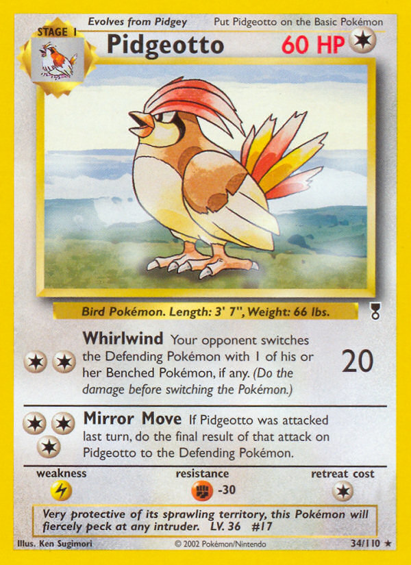 Pidgeotto (34/110) [Legendary Collection] | RetroPlay Games