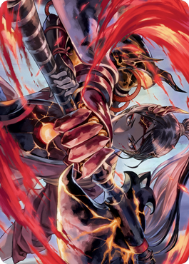 Risona, Asari Commander Art Card [Kamigawa: Neon Dynasty Art Series] | RetroPlay Games