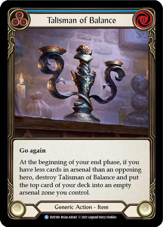 Talisman of Balance [EVR188] (Everfest)  1st Edition Cold Foil | RetroPlay Games