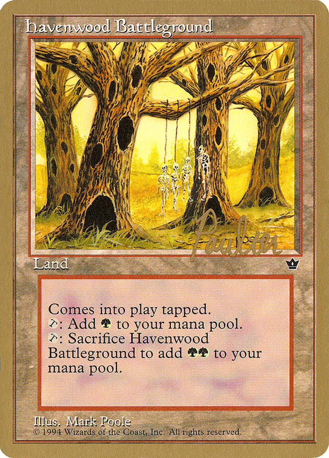 Havenwood Battleground (Preston Poulter) [Pro Tour Collector Set] | RetroPlay Games