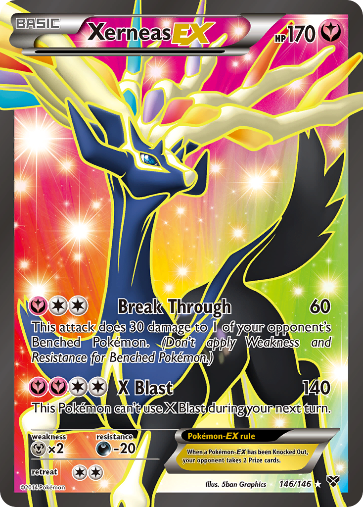 Xerneas EX (146/146) [XY: Base Set] | RetroPlay Games