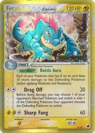 Feraligatr (2/101) (Delta Species) (Stamped) [EX: Dragon Frontiers] | RetroPlay Games