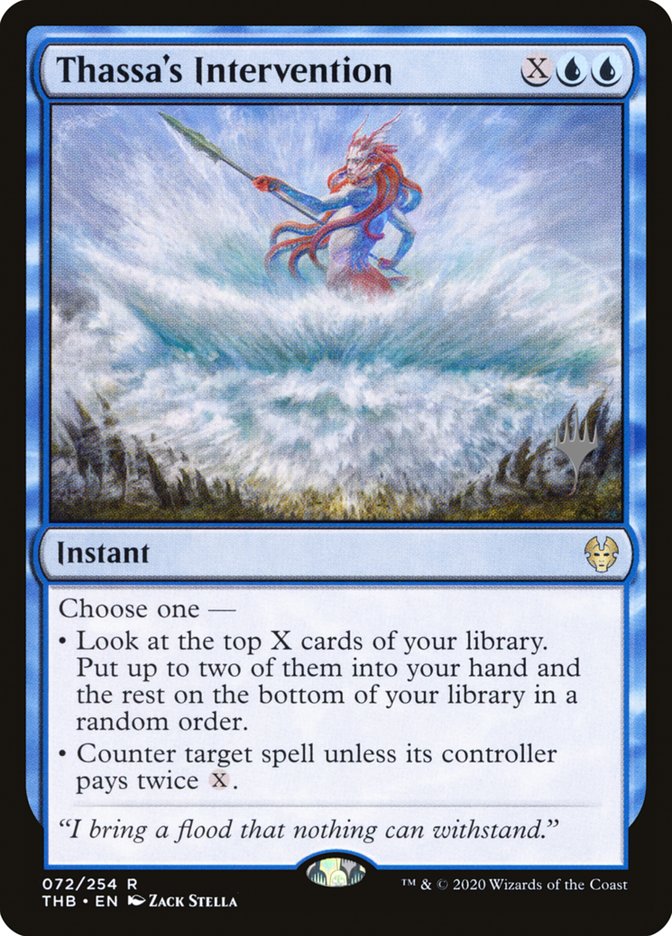Thassa's Intervention (Promo Pack) [Theros Beyond Death Promos] | RetroPlay Games