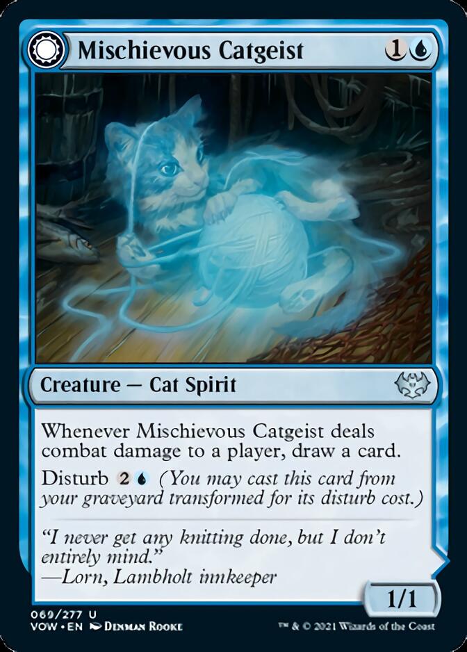 Mischievous Catgeist // Catlike Curiosity [Innistrad: Crimson Vow] | RetroPlay Games