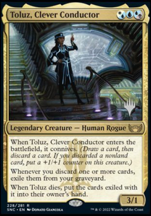 Toluz, Clever Conductor (Promo Pack) [Streets of New Capenna Promos] | RetroPlay Games