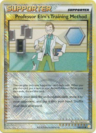 Professor Elm's Training Method (100/123) (League Promo) [HeartGold & SoulSilver: Base Set] | RetroPlay Games