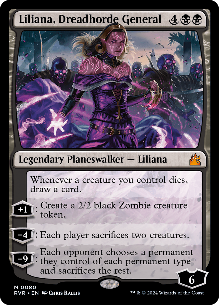 Liliana, Dreadhorde General [Ravnica Remastered] | RetroPlay Games