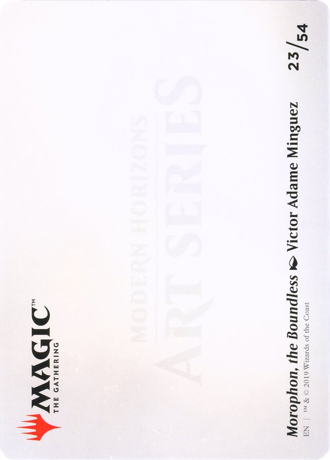 Morophon the Boundless Art Card [Modern Horizons Art Series] | RetroPlay Games