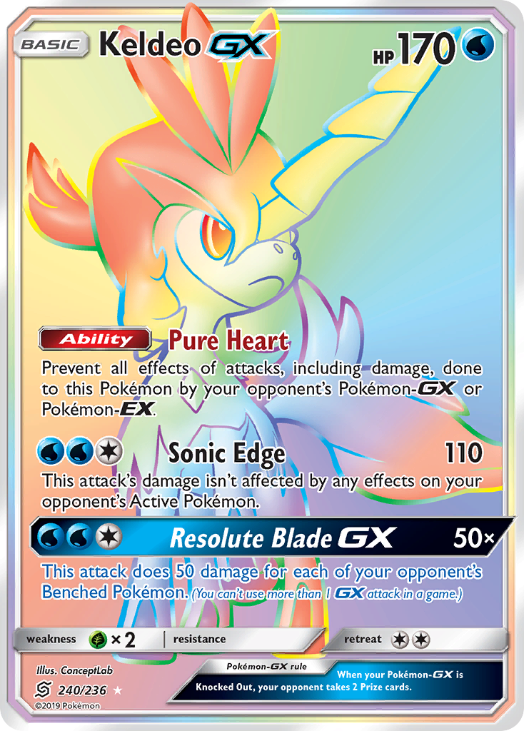 Keldeo GX (240/236) [Sun & Moon: Unified Minds] | RetroPlay Games