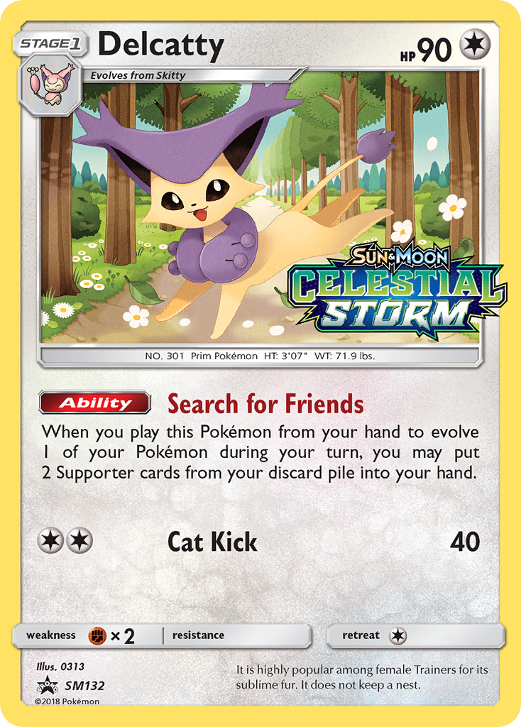 Delcatty (SM132) [Sun & Moon: Black Star Promos] | RetroPlay Games