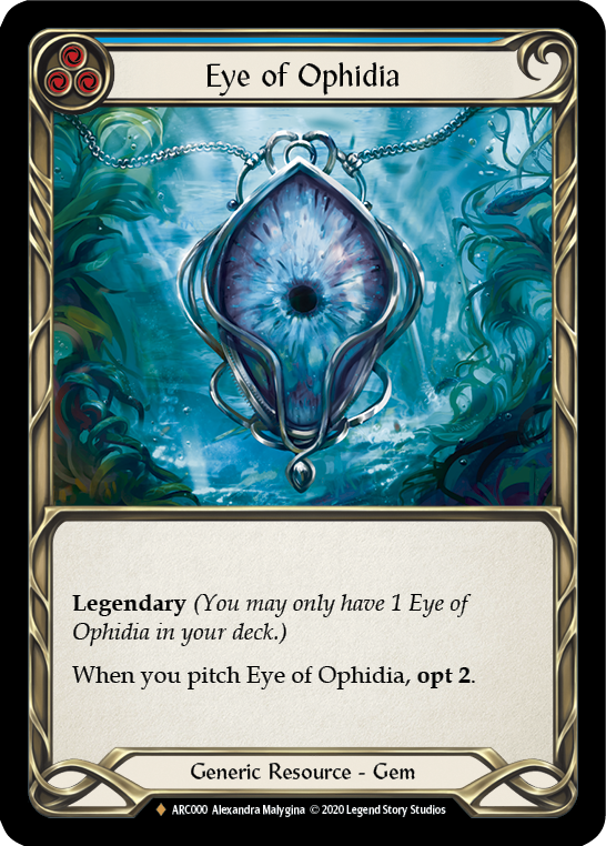 Eye of Ophidia [U-ARC000] (Arcane Rising Unlimited)  Unlimited Rainbow Foil | RetroPlay Games