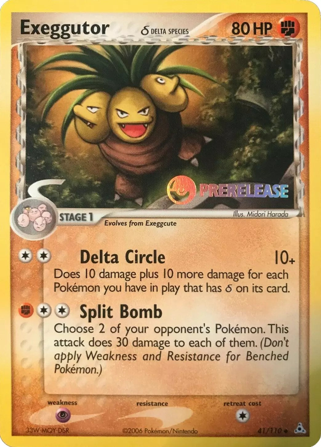 Exeggutor (41/110) (Prerelease) [EX: Holon Phantoms] | RetroPlay Games