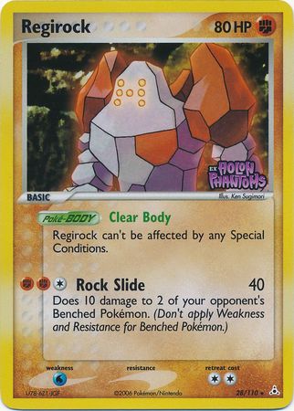 Regirock (28/110) (Stamped) [EX: Holon Phantoms] | RetroPlay Games