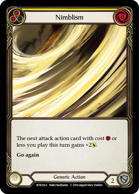 Nimblism (Yellow) [WTR219-C] (Welcome to Rathe)  Alpha Print Normal | RetroPlay Games