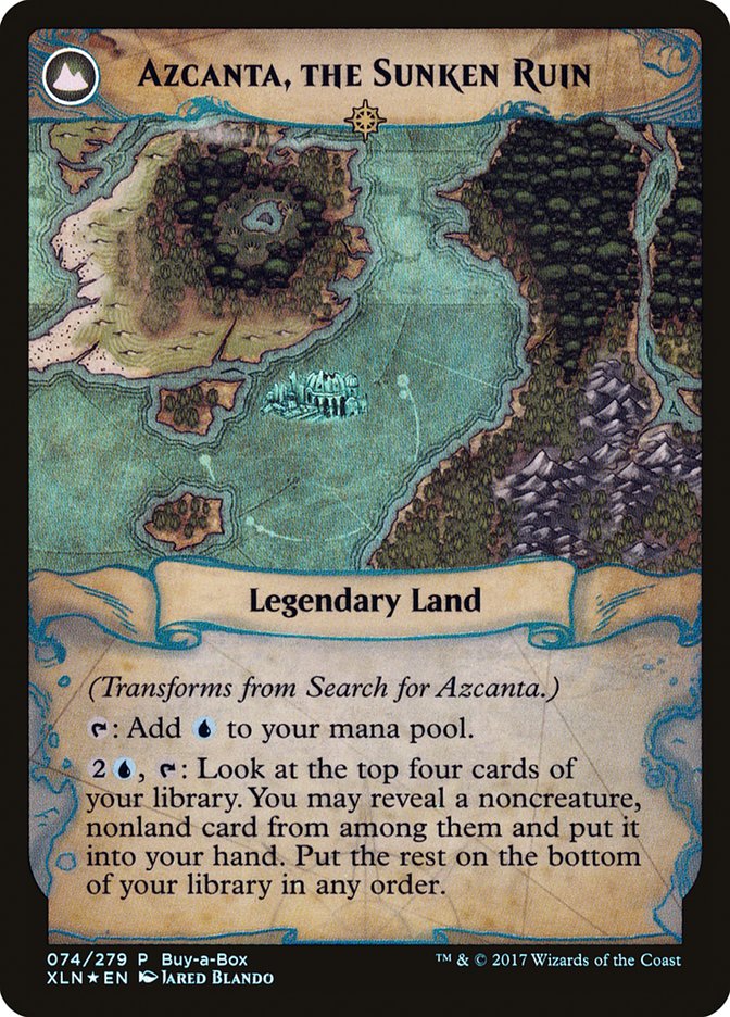 Search for Azcanta // Azcanta, the Sunken Ruin (Buy-A-Box) [Ixalan Treasure Chest] | RetroPlay Games