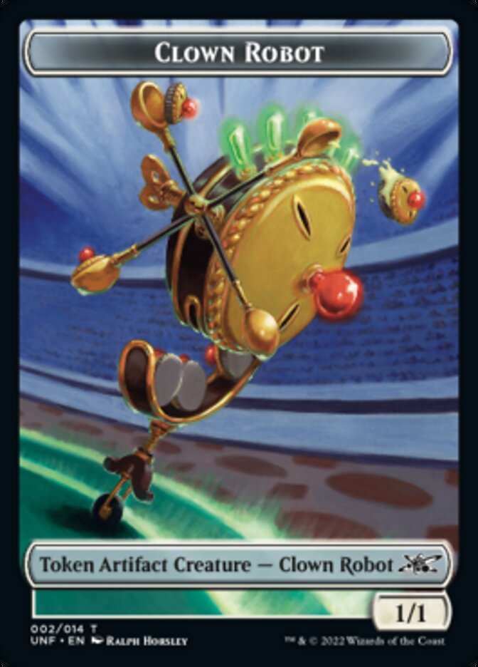 Clown Robot (002) Token [Unfinity Tokens] | RetroPlay Games