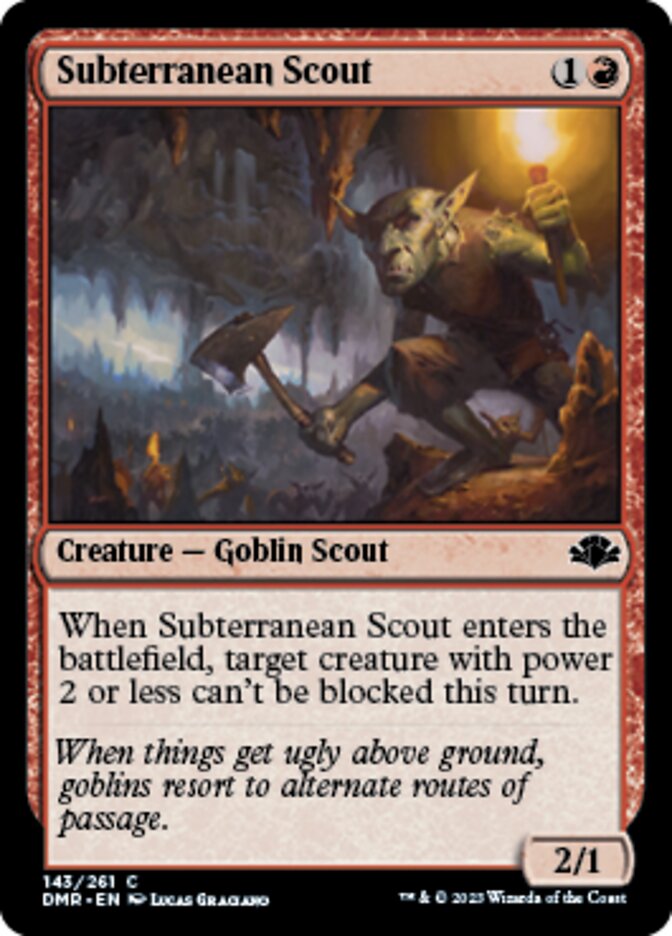 Subterranean Scout [Dominaria Remastered] | RetroPlay Games