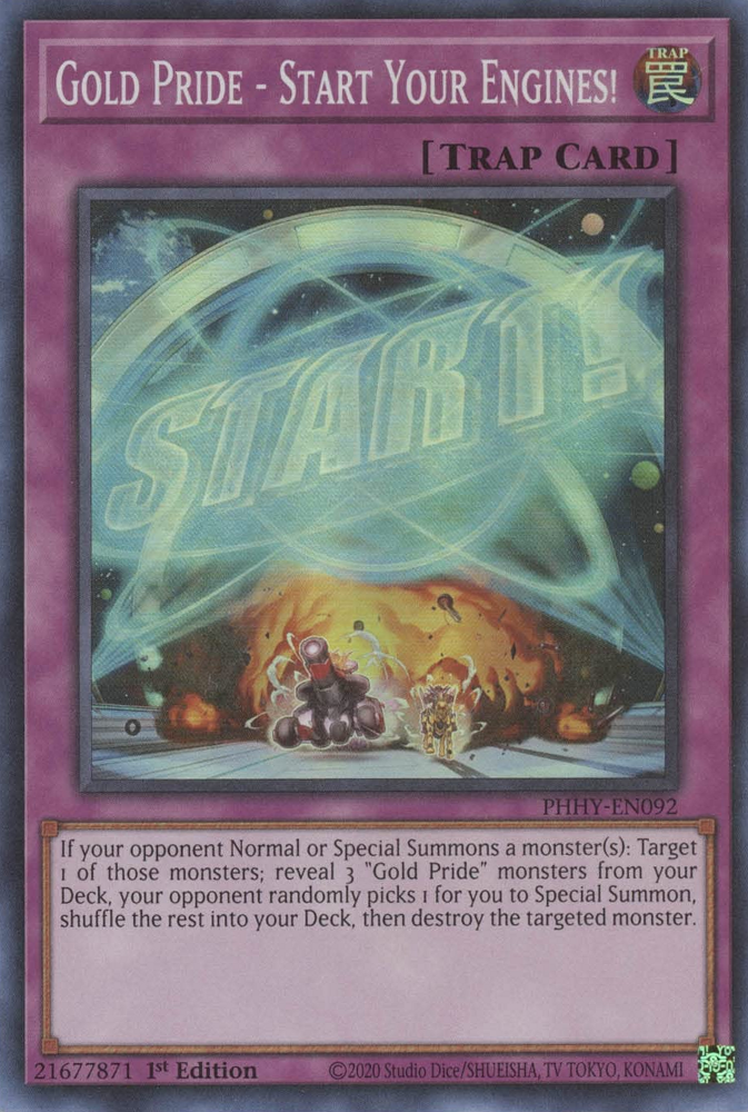 Gold Pride - Start Your Engines! [PHHY-EN092] Super Rare | RetroPlay Games