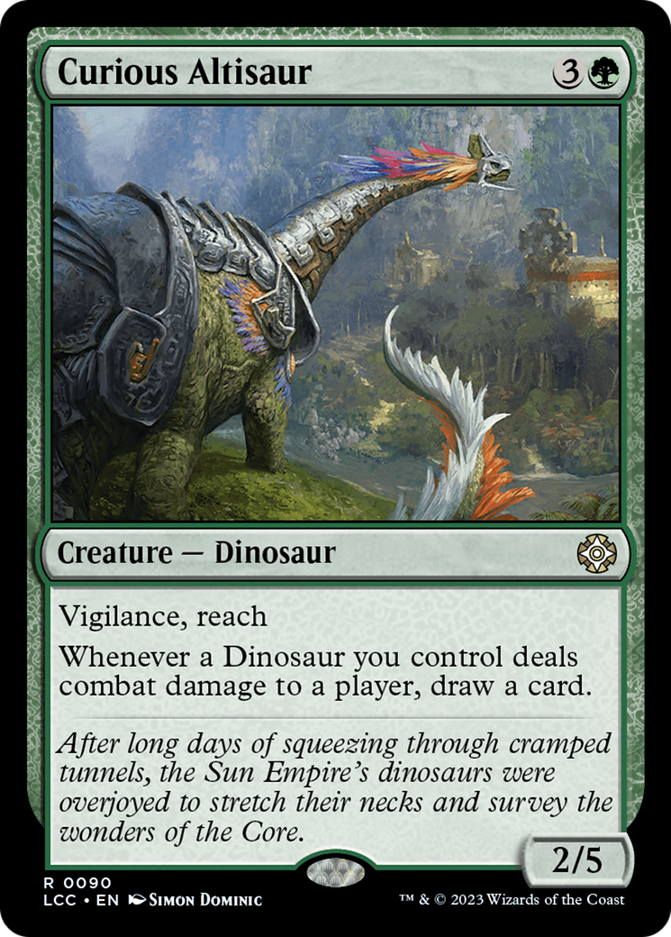 Curious Altisaur [The Lost Caverns of Ixalan Commander] | RetroPlay Games