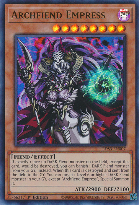 Archfiend Empress [LDS3-EN007] Ultra Rare | RetroPlay Games