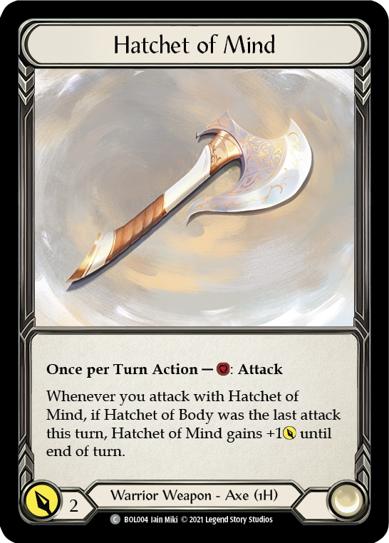 Hatchet of Mind [BOL004] (Monarch Boltyn Blitz Deck) | RetroPlay Games