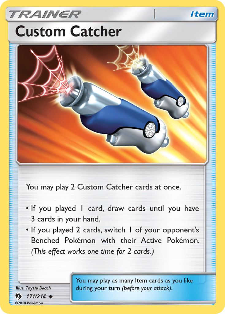 Custom Catcher (171/214) [Sun & Moon: Lost Thunder] | RetroPlay Games