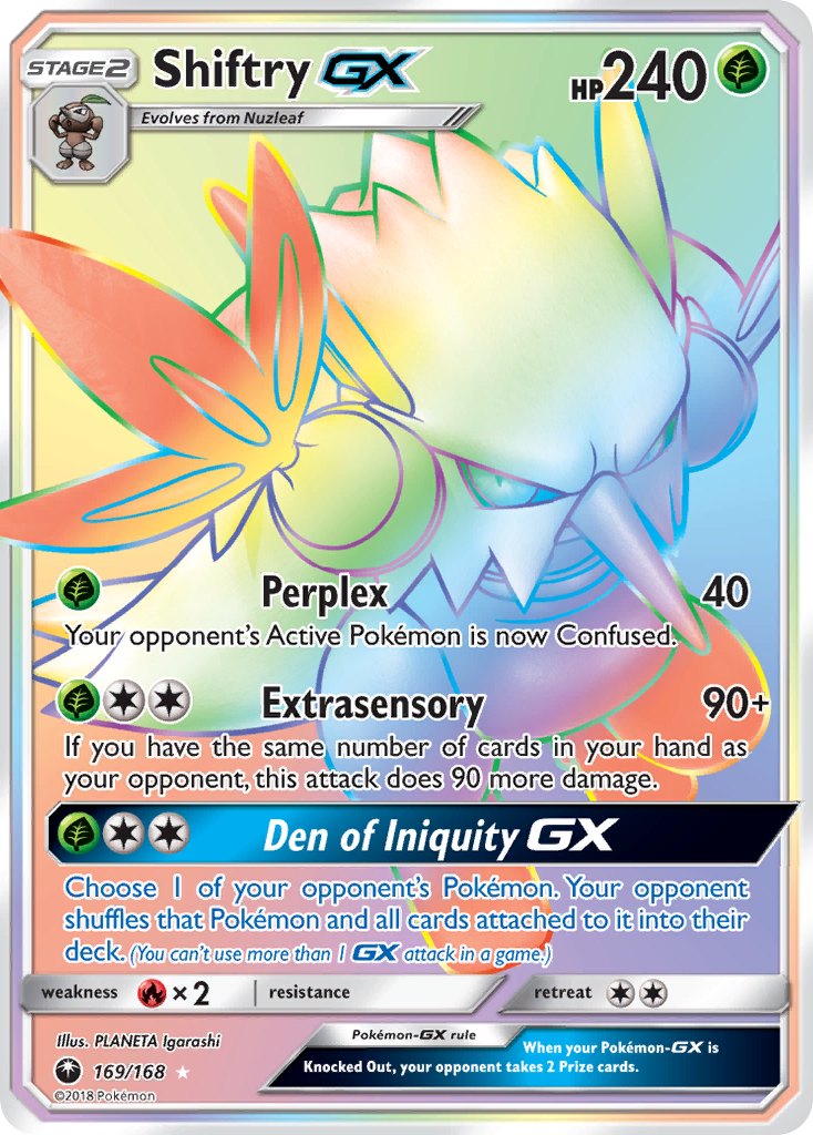 Shiftry GX (169/168) [Sun & Moon: Celestial Storm] | RetroPlay Games