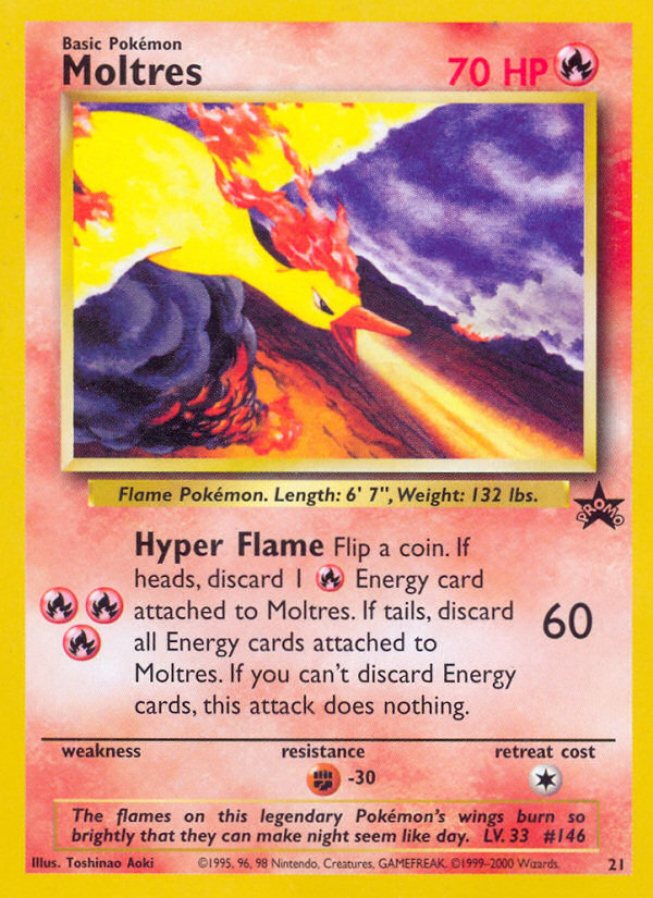 Moltres (21) [Wizards of the Coast: Black Star Promos] | RetroPlay Games