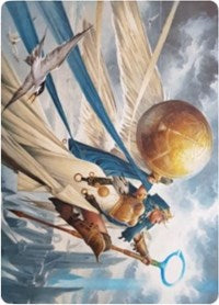 Linvala, Shield of Sea Gate Art Card [Zendikar Rising Art Series] | RetroPlay Games