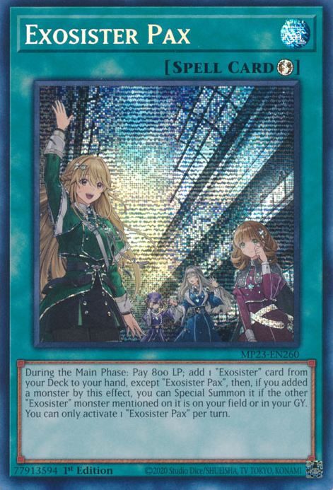 Exosister Pax [MP23-EN260] Prismatic Secret Rare | RetroPlay Games