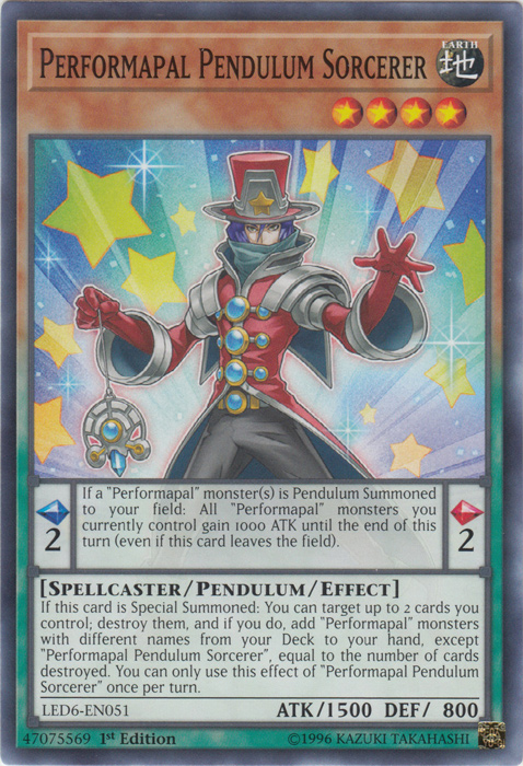 Performapal Pendulum Sorcerer [LED6-EN051] Common | RetroPlay Games