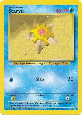 Staryu (65/102) [Base Set Unlimited] | RetroPlay Games