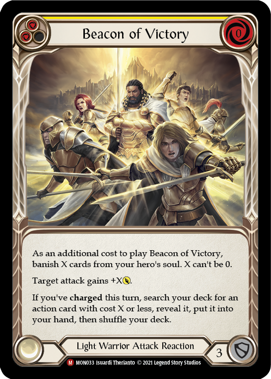 Beacon of Victory [MON033] (Monarch)  1st Edition Normal | RetroPlay Games