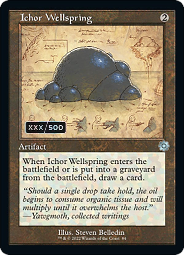 Ichor Wellspring (Retro Schematic) (Serial Numbered) [The Brothers' War Retro Artifacts] | RetroPlay Games