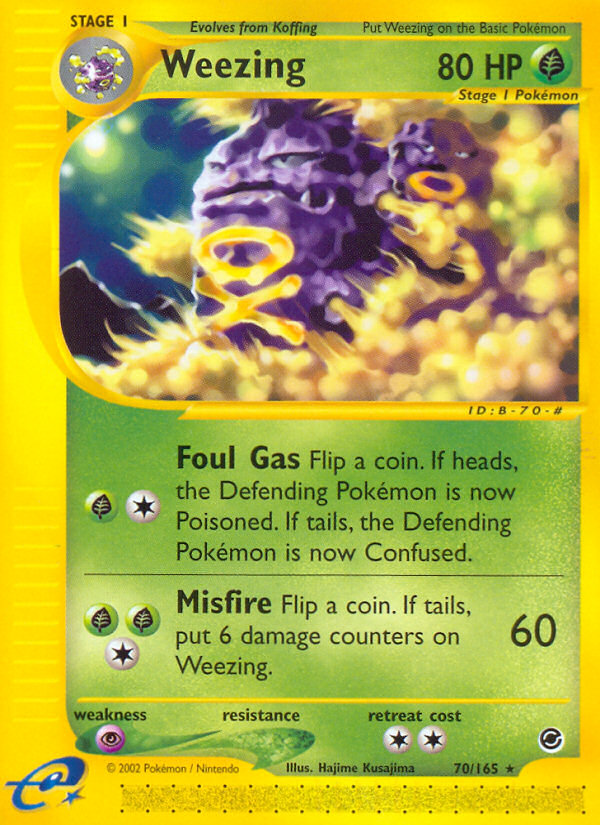 Weezing (70/165) [Expedition: Base Set] | RetroPlay Games