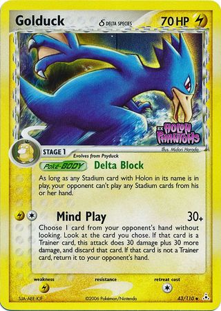 Golduck (43/110) (Delta Species) (Stamped) [EX: Holon Phantoms] | RetroPlay Games