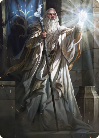 Gandalf the White Art Card [The Lord of the Rings: Tales of Middle-earth Art Series] | RetroPlay Games