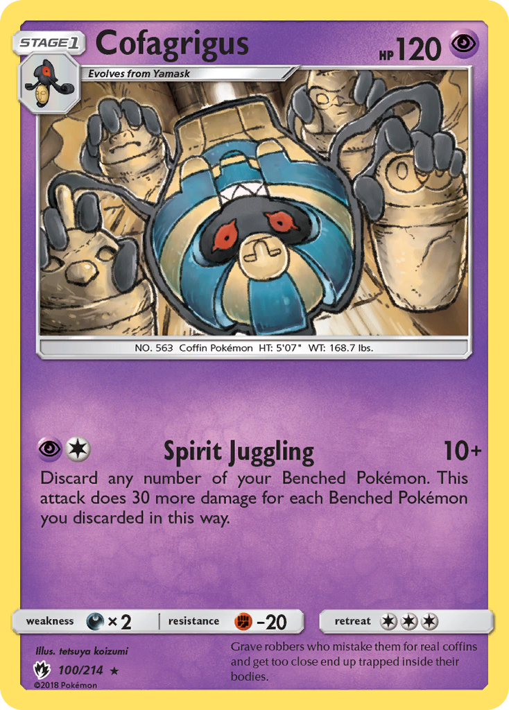 Cofagrigus (100/214) [Sun & Moon: Lost Thunder] | RetroPlay Games