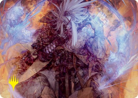 Satoru Umezawa 2 Art Card (Gold-Stamped Signature) [Kamigawa: Neon Dynasty Art Series] | RetroPlay Games