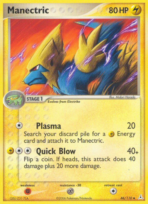 Manectric (46/110) [EX: Holon Phantoms] | RetroPlay Games