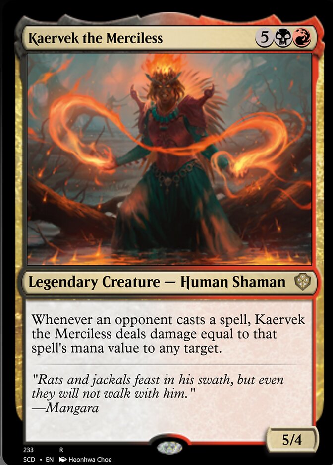 Kaervek the Merciless [Starter Commander Decks] | RetroPlay Games