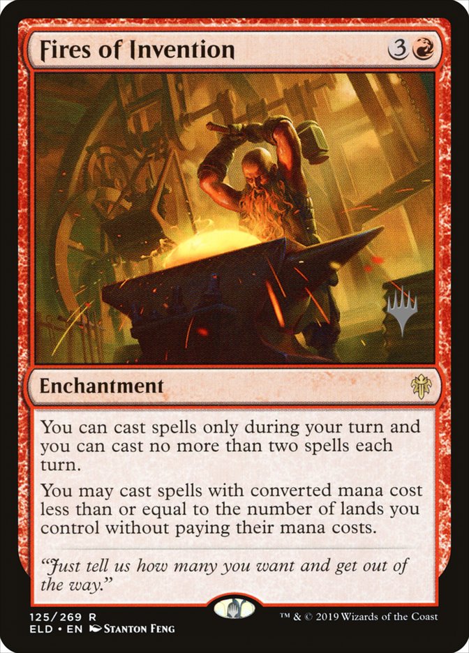 Fires of Invention (Promo Pack) [Throne of Eldraine Promos] | RetroPlay Games