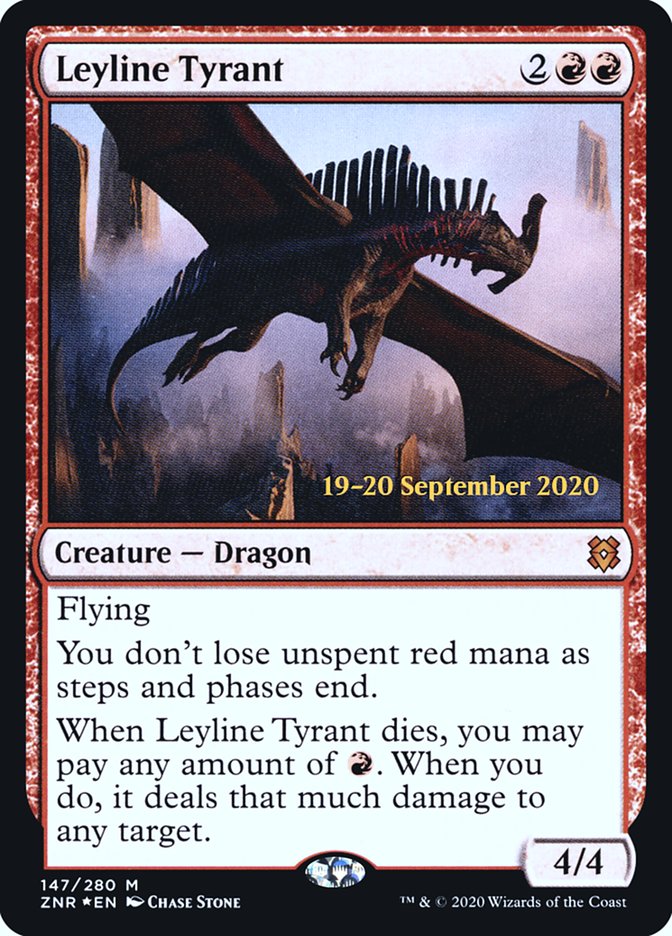 Leyline Tyrant  [Zendikar Rising Prerelease Promos] | RetroPlay Games