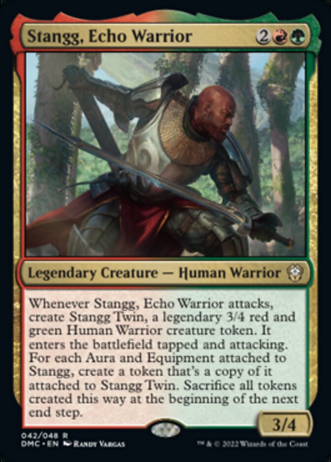 Stangg, Echo Warrior [Dominaria United Commander] | RetroPlay Games