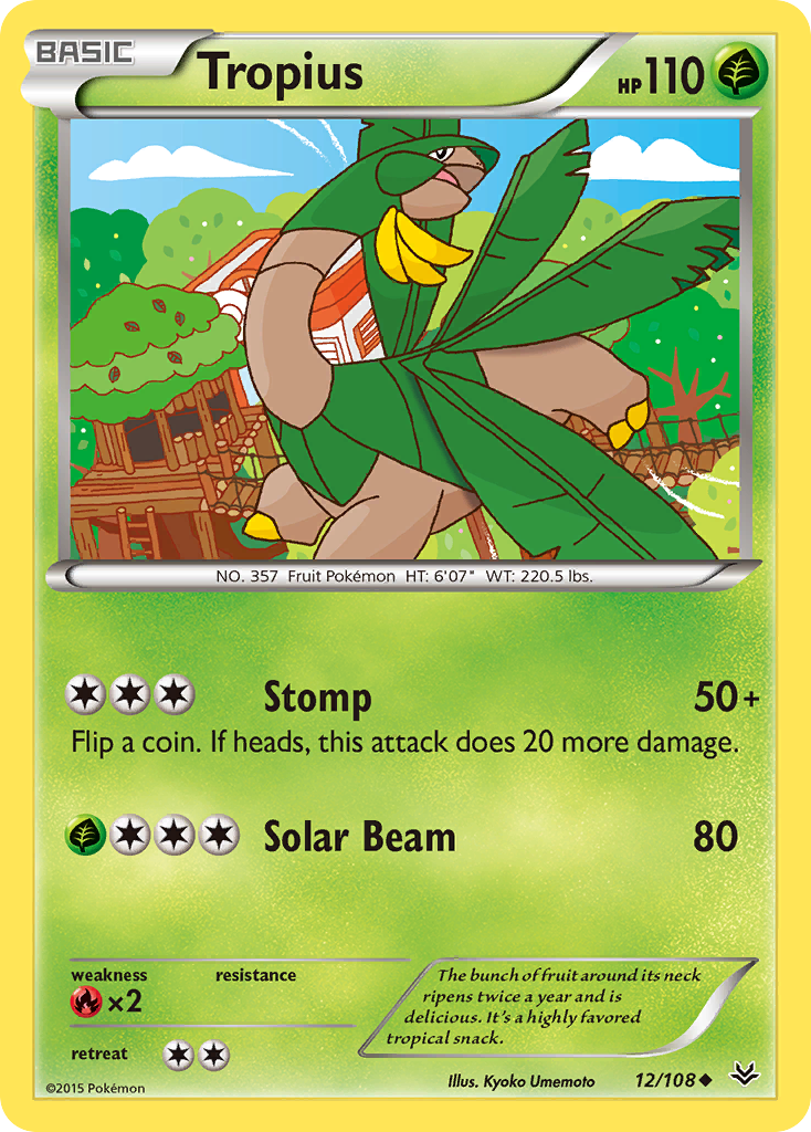 Tropius (12/108) [XY: Roaring Skies] | RetroPlay Games