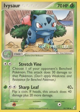 Ivysaur (35/100) (Prerelease Promo) [Nintendo: Black Star Promos] | RetroPlay Games