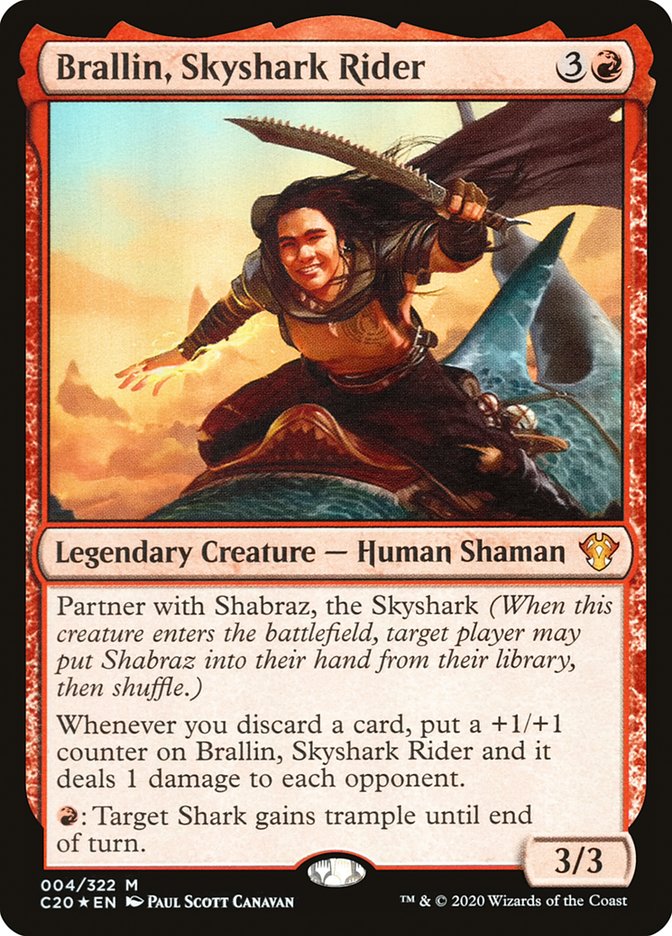 Brallin, Skyshark Rider [Commander 2020] | RetroPlay Games