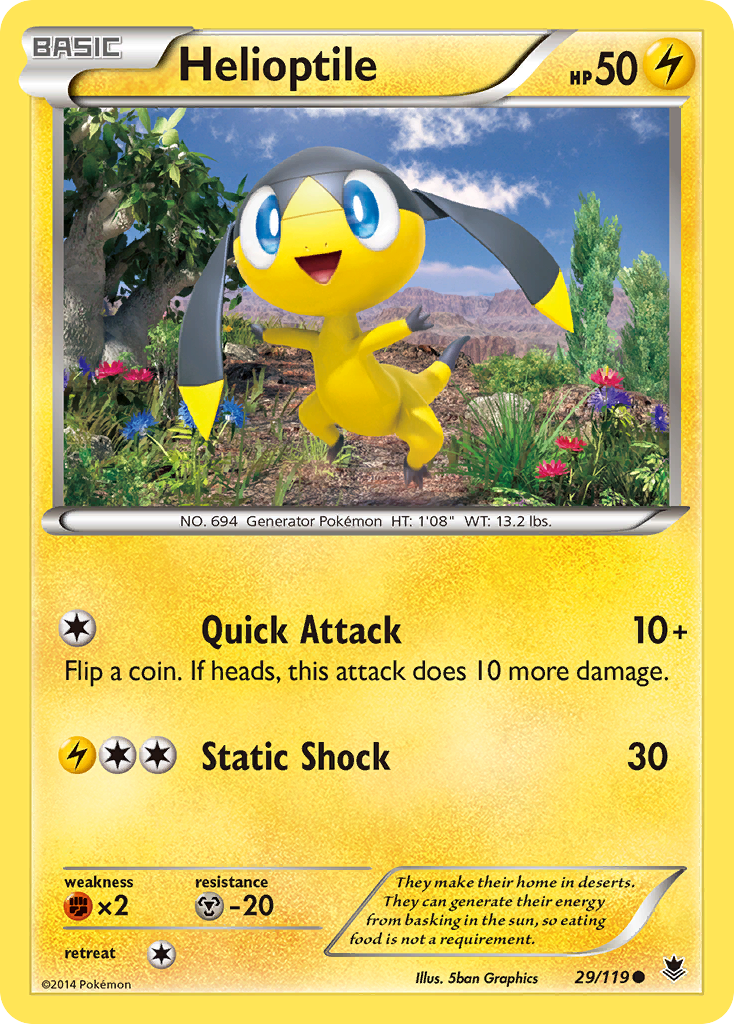 Helioptile (29/119) [XY: Phantom Forces] | RetroPlay Games