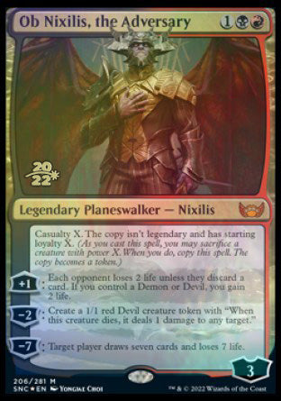 Ob Nixilis, the Adversary [Streets of New Capenna Prerelease Promos] | RetroPlay Games